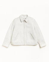 GARAGE JACKET CRACKED LEATHER