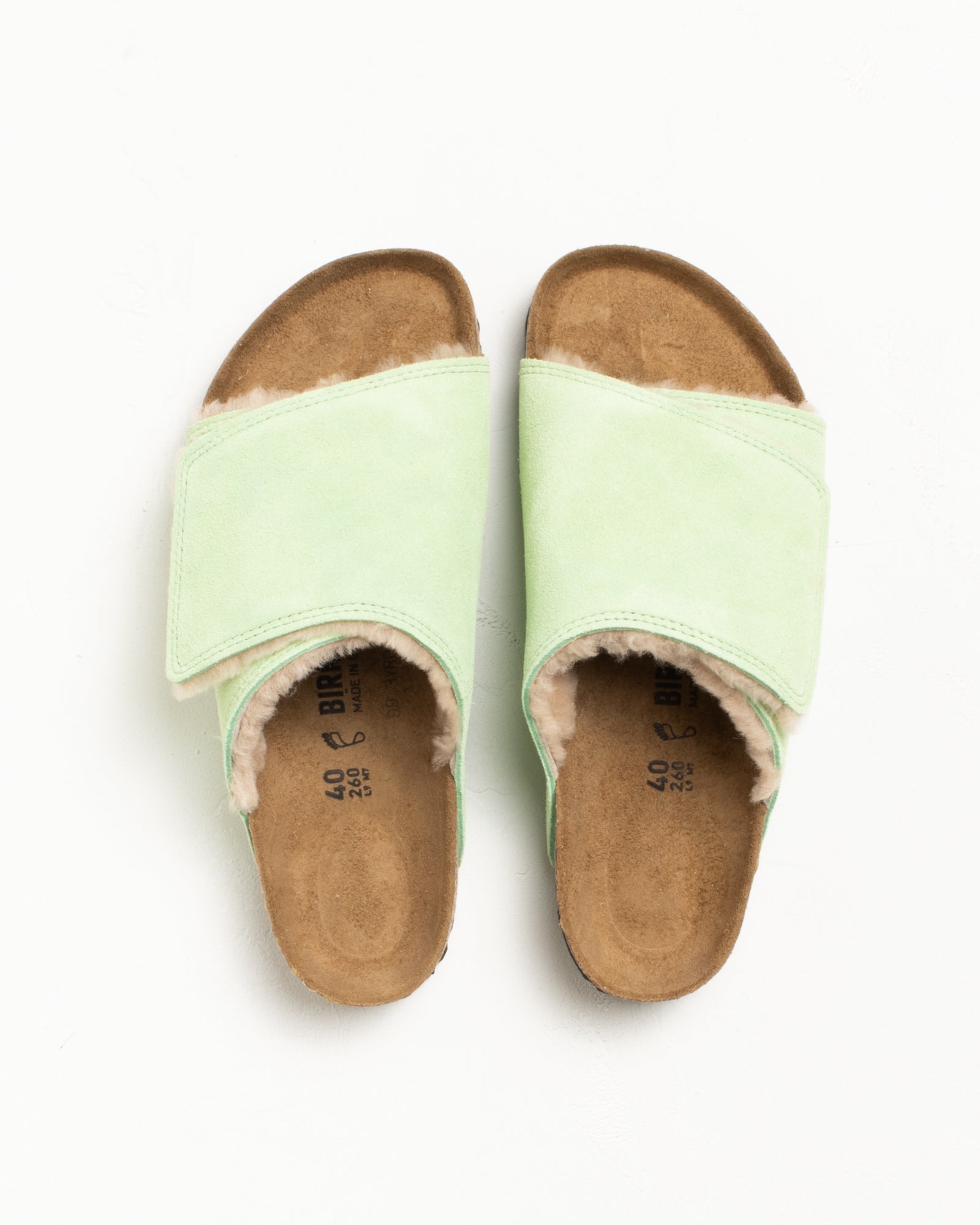 STÜSSY & BIRKENSTOCK SOLANA SHEARLING SLIDE