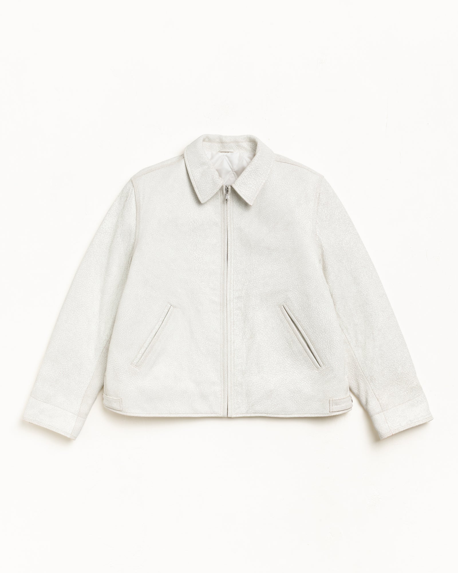 GARAGE JACKET CRACKED LEATHER