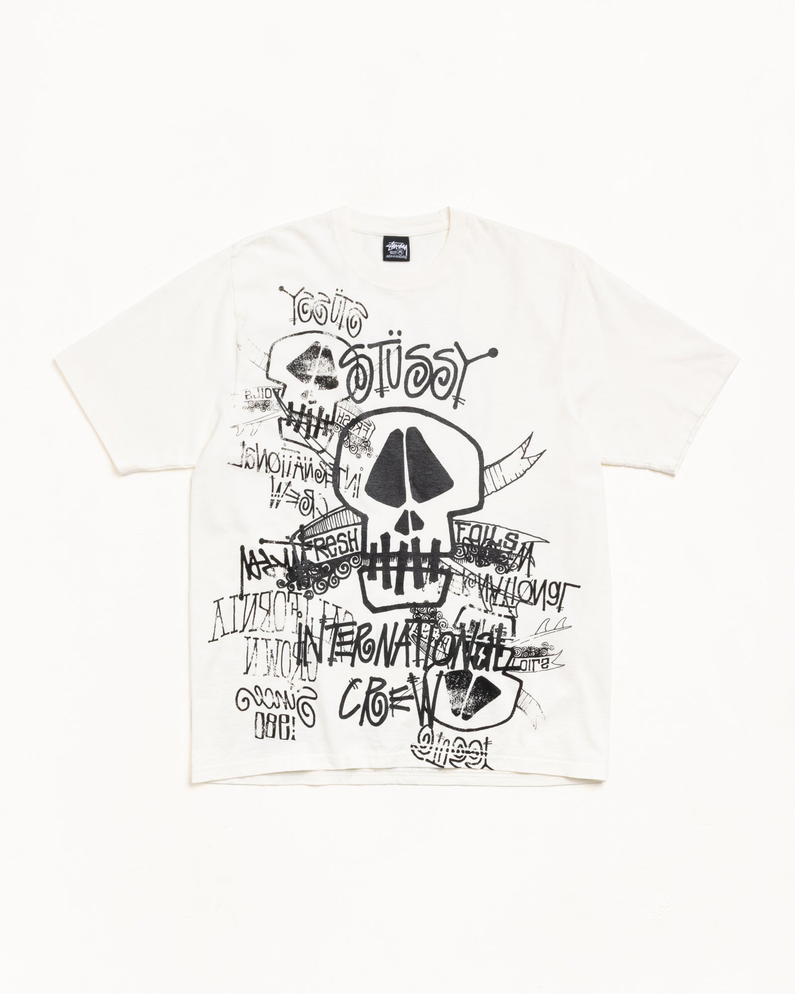 SKULLS TEE PIGMENT DYED