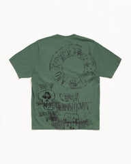 SKULLS TEE PIGMENT DYED